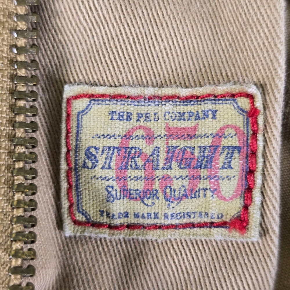 Polo Ralph Lauren 650 Straight Leg Pants Mens 36x34 Sand 5-Pocket Twill Classic - Picture 10 of 16